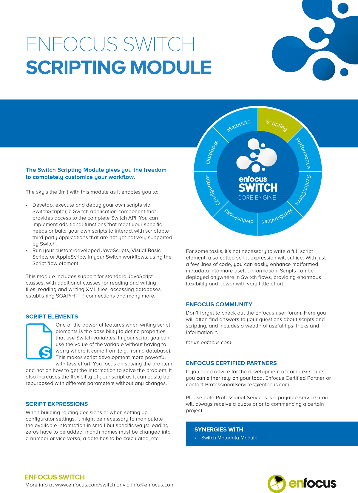 Enfocus Switch Scripting Module